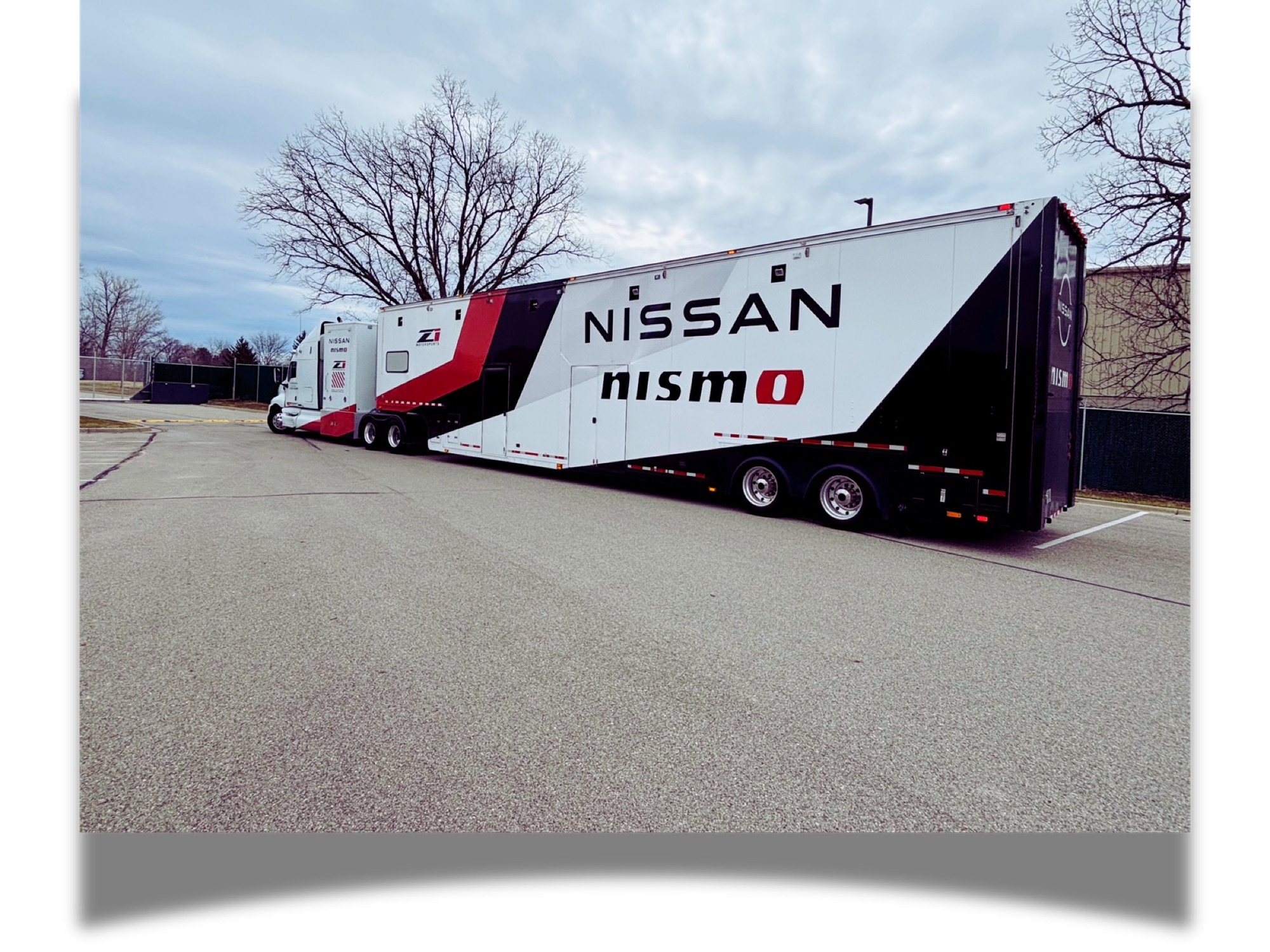4 Points Trucking Nissan Motorsports NISMO hauler